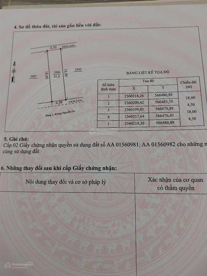 Bán lô đất đường băng 2, nguyễn du, dữu lâu, việt trì