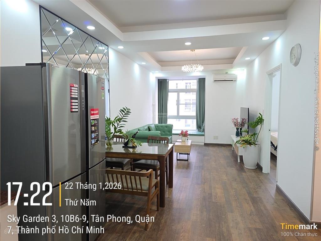 Bán rẻ căn 2pn, 2wc sky garden 3, phú mỹ hưng, dt 71m2, chỉ 5.7 tỷ