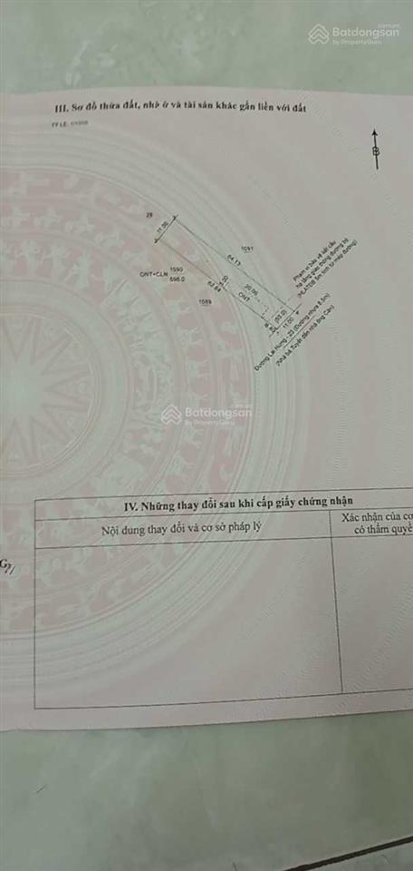Giảm giá 400tr bán gấp đất khu bến tượng, lai hưng, bàu bàng đường nhựa 8,5m dân đông ngang 11m đẹp