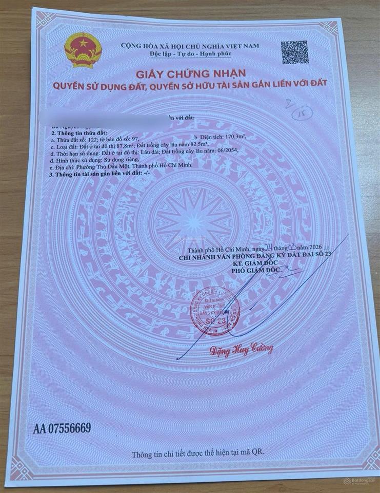 Bán lô đất mặt tiền đường yersin phường phú cường vị trí đẹp kinh doanh buôn bán sầm uất