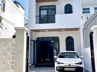 Bán nhà mới xây 1 trệt 1 lầu mặt tiền dx90 hiệp an đường nhựa 6m thông nằm sát phan đăng lưu