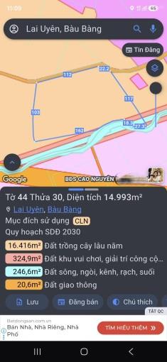 Bán 2ha đất lai uyên bàu bàng cách quốc lộ 13 vào 100m đất ngang 134m mặt tiền nhựa 6m đẹp