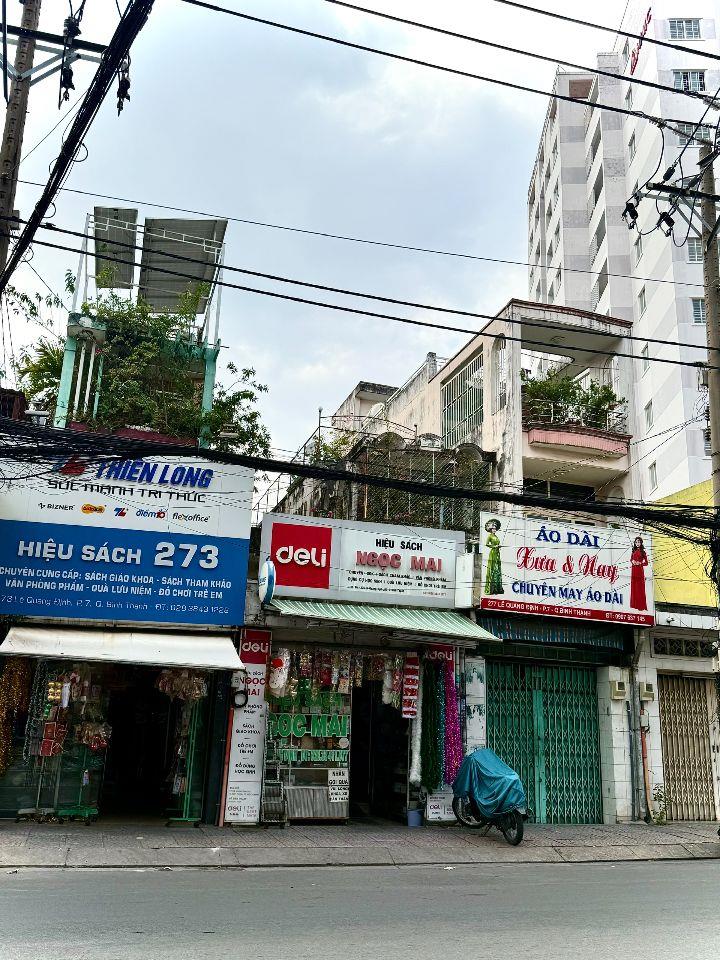 18 Tỷ! Bán Mặt Tiền Đường Lê Quang Định, Bình Thạnh - 4,5x27m CN: 113,9m2 - Xây Hầm 7 Tầng