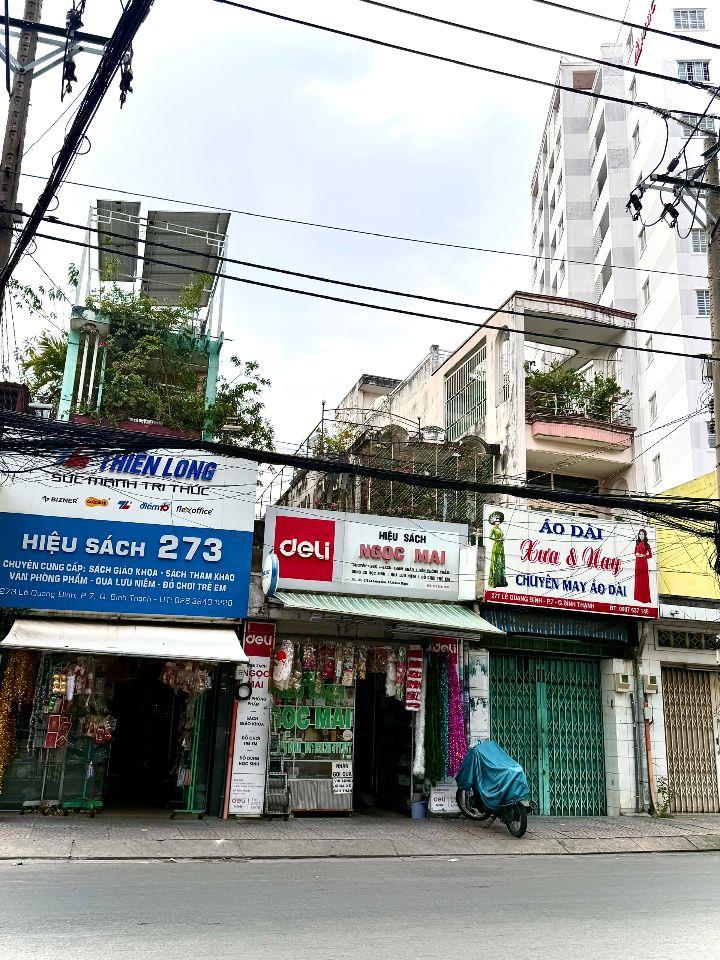 18 Tỷ! Bán Mặt Tiền Đường Lê Quang Định, Bình Thạnh - 4,5x27m CN: 113,9m2 - Xây Hầm 7 Tầng