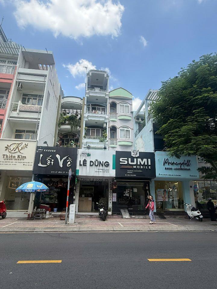 Chủ cần tiền giảm sốc 10 tỷ - Bán nhà mặt tiền Lê Văn Sỹ Q.3 (6x17m) 4 tầng - Giá chỉ 35 tỷ
