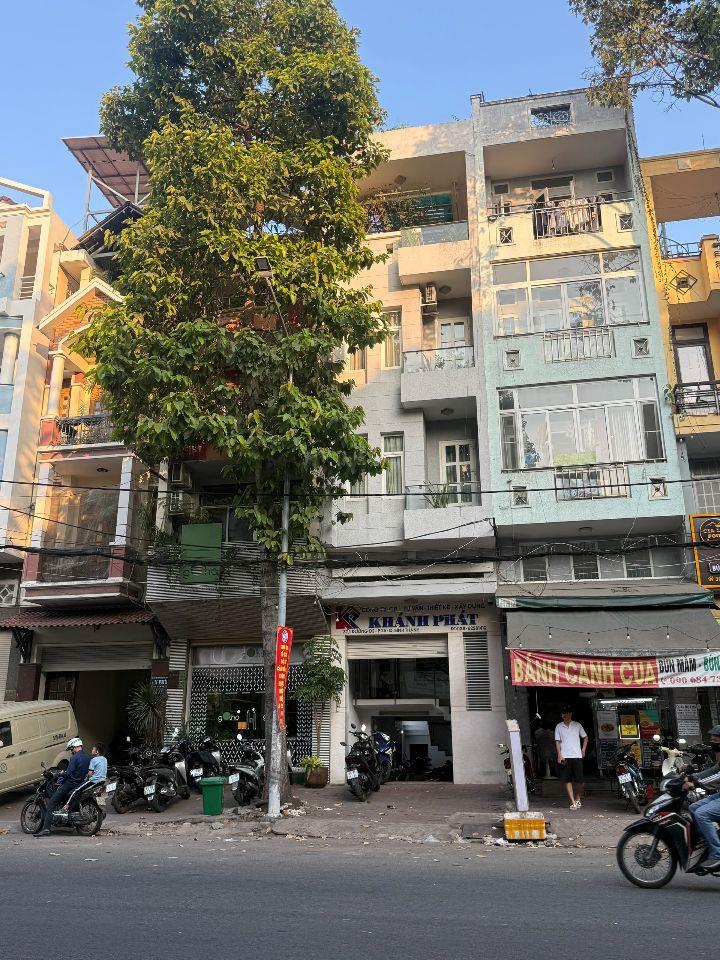 Bán nhà 80m² mặt tiền Nguyễn Gia Trí P.25 Bình Thạnh – Kết cấu bán hầm 4 tầng giá 23 tỷ