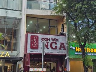 Hạ giá sâu!! Bán mặt tiền Sư Vạn Hạnh, P.12, Quận 10 – 66,6m² 4 tầng – Giảm 35 tỷ về 29 tỷ