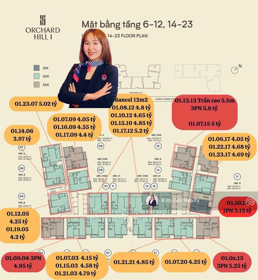 Cần bán 2pn orchard hill giá chỉ 4ty050 all in sycamore