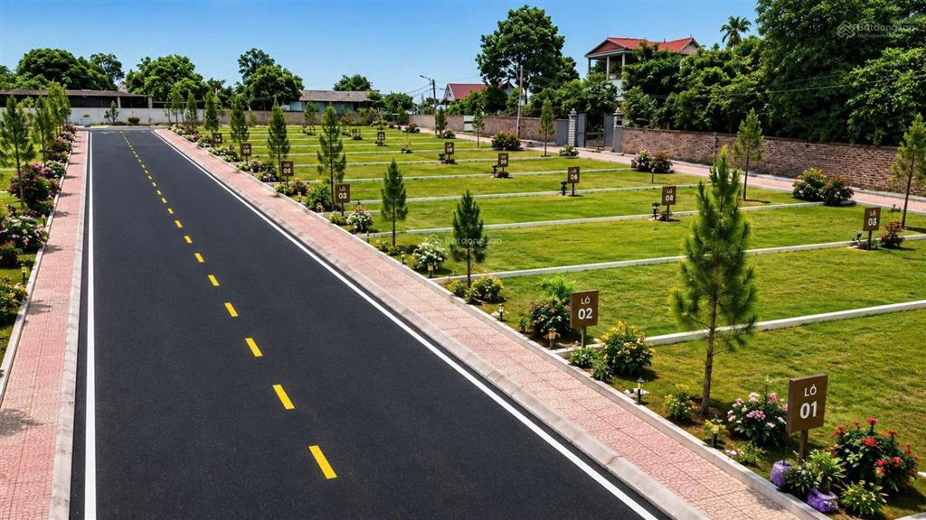 Hot! f0 áp lực bank cắt lỗ sâu chỉ nhỉnh 1 tỷ sở hữu 100m2 lô đất vàng tùng thiện sát kđt sơn tây