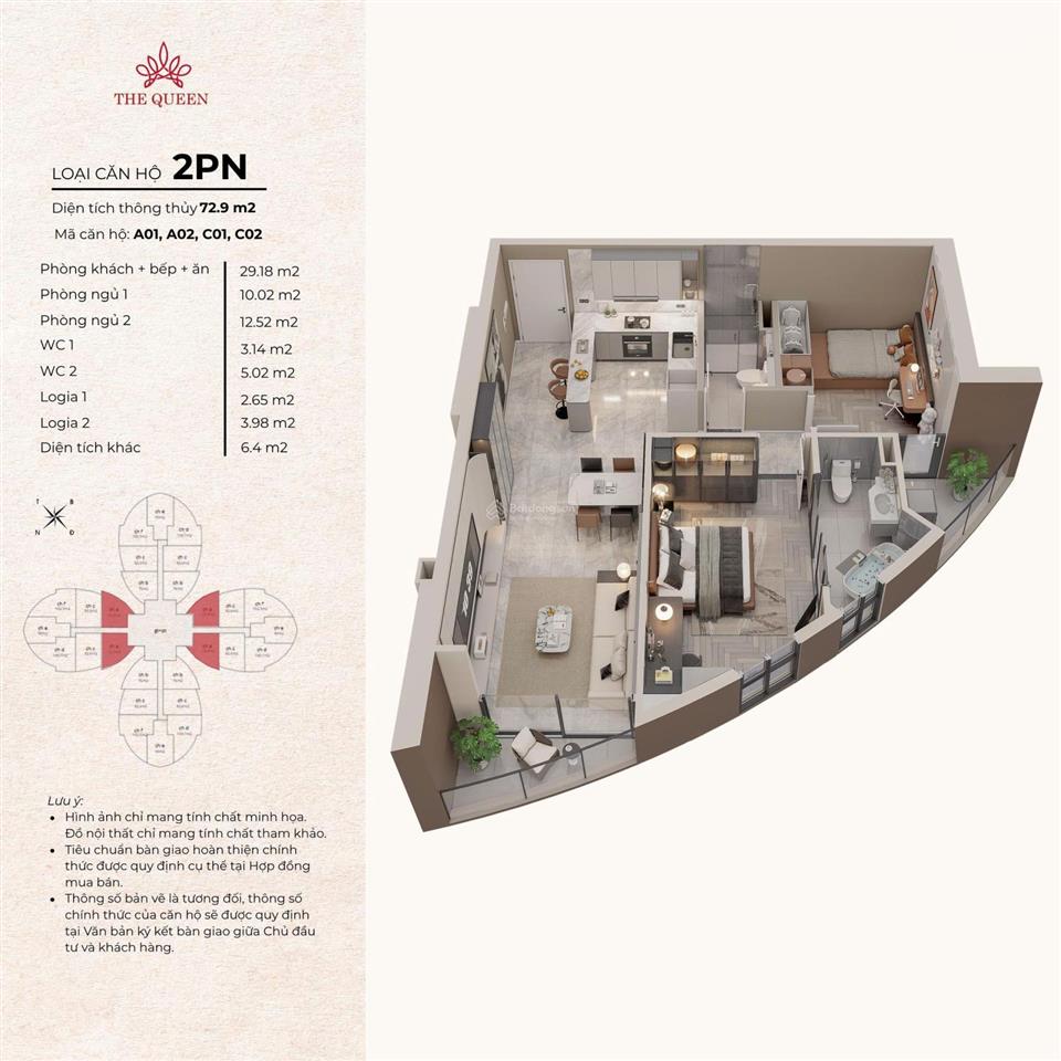 Chỉ 9xtr/m2 bán nhanh căn hộ dự án the queen cách bv bạch mai 5p di chuyển  0965 826 ***
