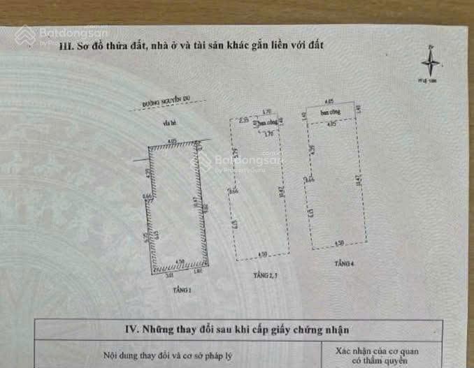 Nhà 4 tầng mặt tiền đường nguyễn du, vị trí ngay trung tâm thành phố, kinh doanh sầm uất