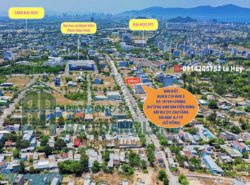 Bán Lô Đất Đường 34m Giáp Đại Học FPT, Diện Tích 250m2 ,  Giá 6,9 Tỷ🏘