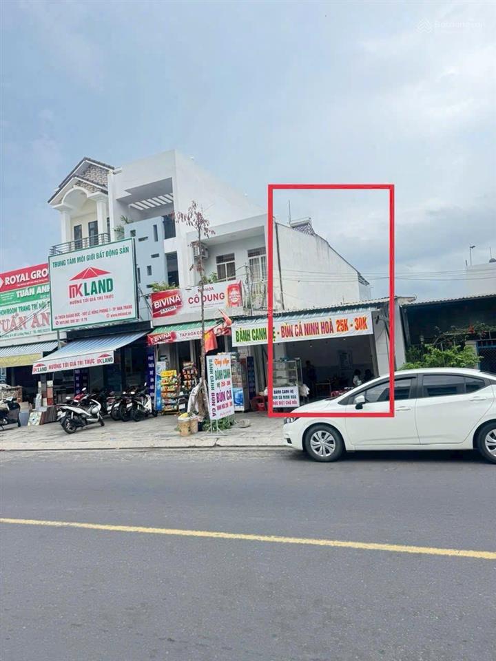 Bán lô đất phía dân xây tự do mặt tiền thích quảng đức đối diện kđt hà quang 1 nha trang