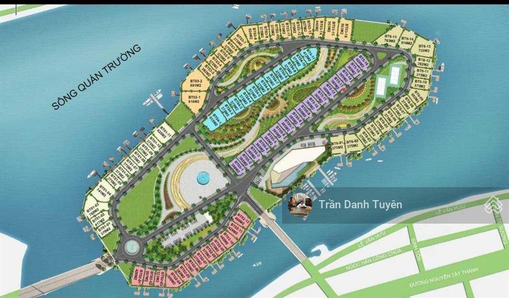 Chuyên đất nền biệt thự đảo hoa sen (lotus island) vị trí đẹp tại thành phố nha trang, giá tốt
