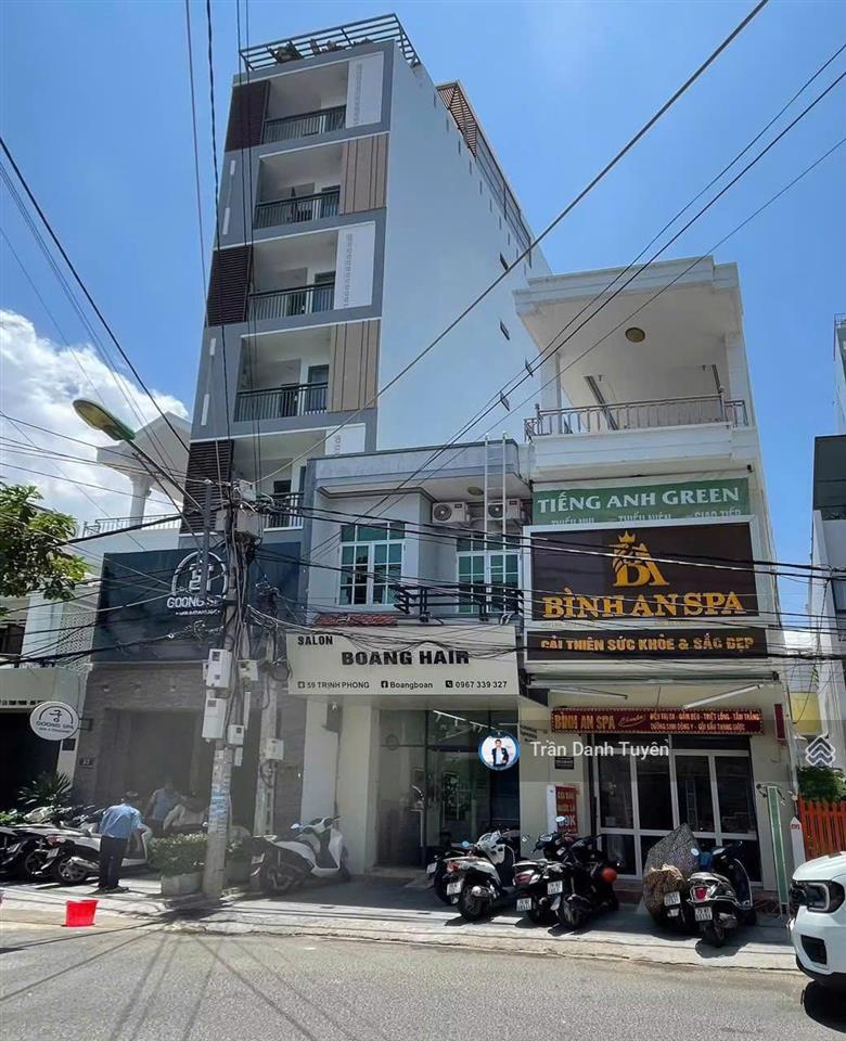 Bán nhà mặt tiền đường trịnh phong trung tâm khu bàn cờ nha trang