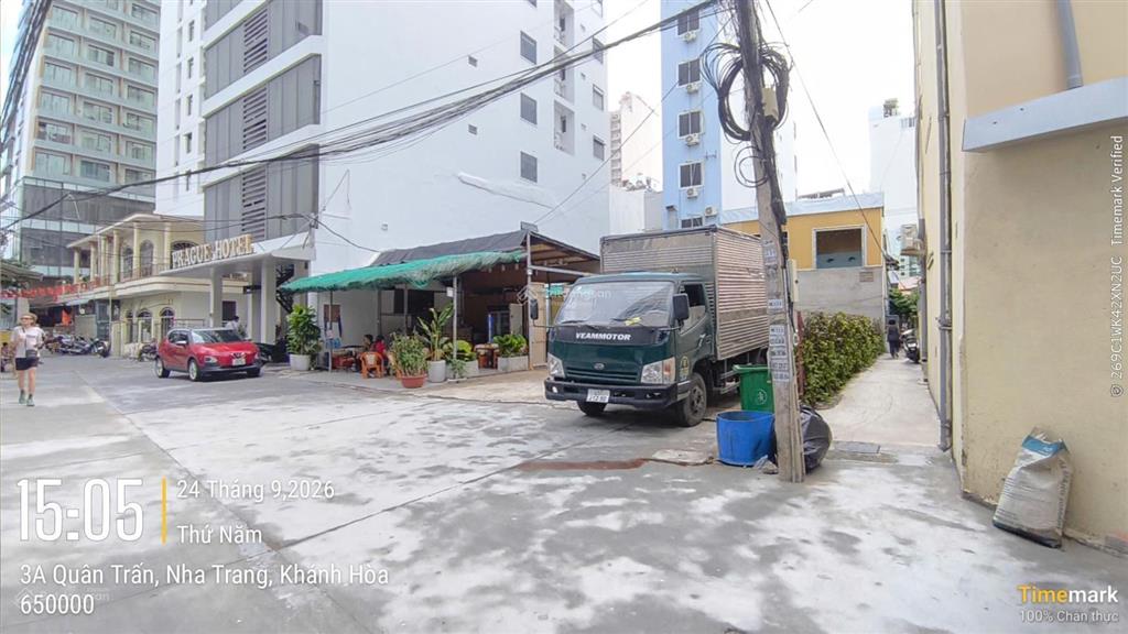 Lô góc 2 mặt tiền đường hẻm quân trấn, hùng vương khu phố tây  tp nha trang