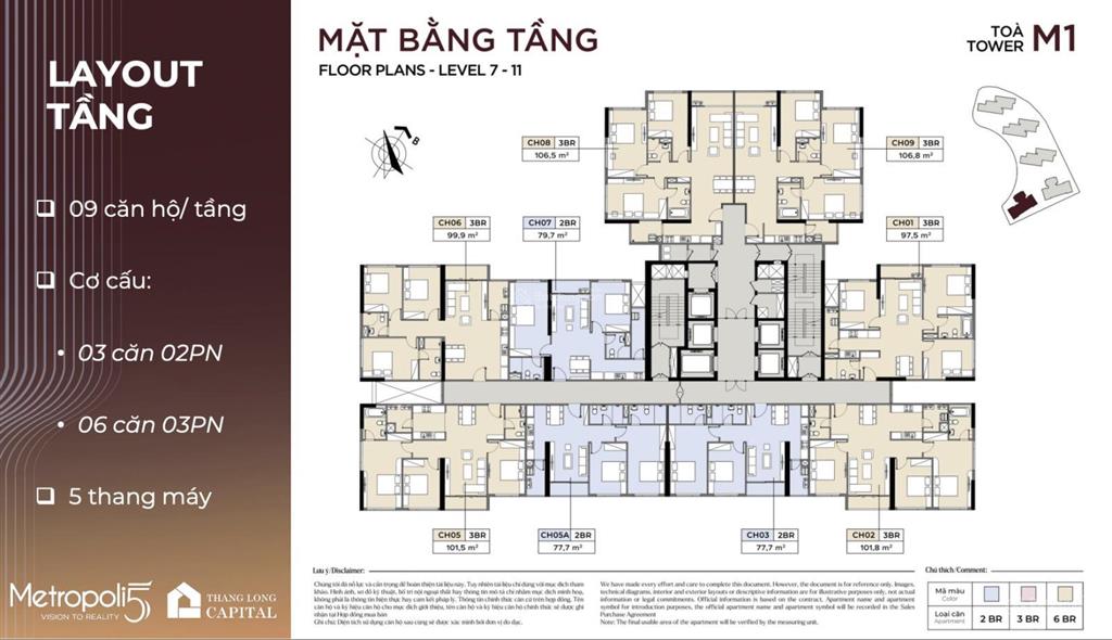 Trả trước 700tr sở hữu 2pn 78m2 tại metropoli5 nam an khánh  mật độ chỉ 89căn/sàn, 3 tầng hầm