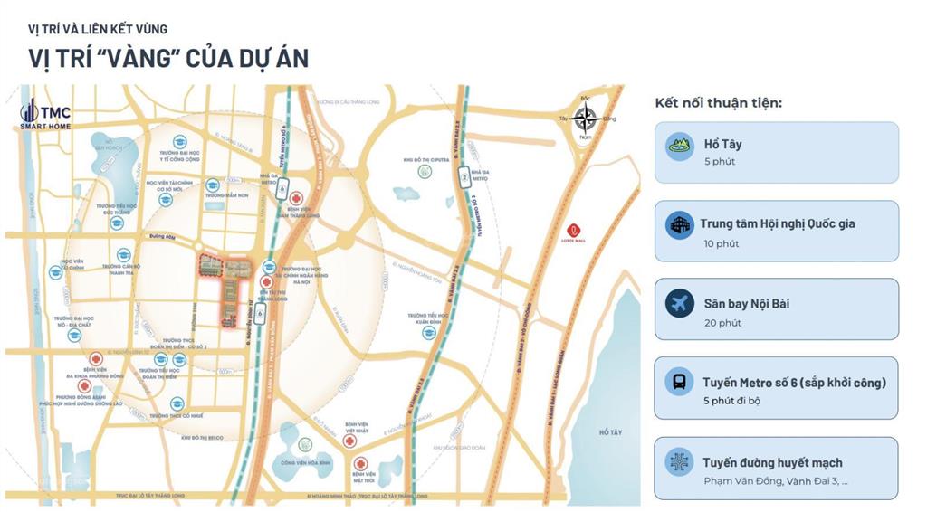 Trả trước 1.52tỷ sở hữu căn 3pn tại tmc smarthome ngay kề kđt ciputra & starlake, ngoại giao đoàn