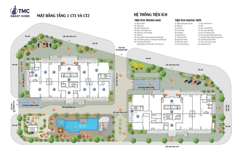Nét căng "căn góc" 3pn3wc (105m2) tmc smart home  đơn giá chỉ 112tr/m2  rẻ nhất khu tây hồ tây