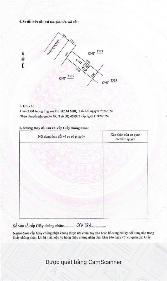 Cơ hội vàng cho nhà đầu tư hà nội & thanh hóa chính chủ bán gấp lô đất vàng mb520 rừng thông