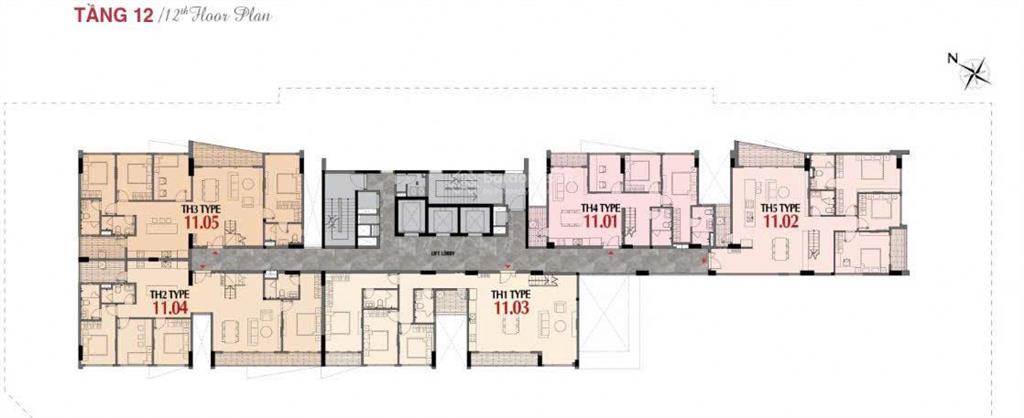 Bán căn hộ the aurora phú mỹ hưng, 8,6 tỷ, 2pn