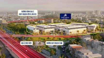 Căn liền kề 68,2m2 ngang 5m giá 5,1 tỷ tuyến 2 đường bùi viện  ngay cạnh aeon mall