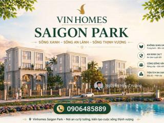 [breaking news] vinhomes saigon park mở bán nhanh giai đoạn đầu nhà phố hỗ trợ ân hạn gốc 5 năm