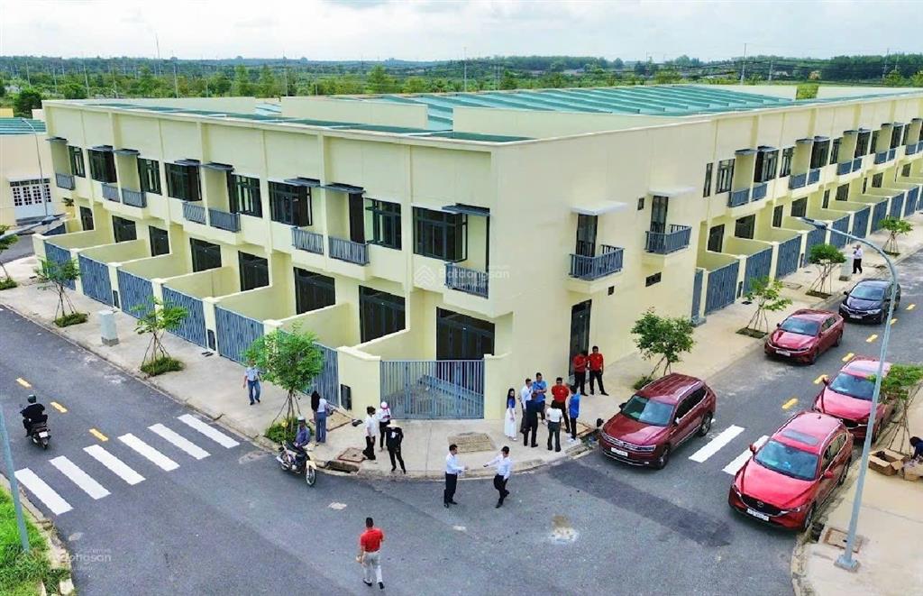 Chỉ 500 triệu nhận nhà ở ngay tại phước đông new city  64m2  1 trệt 1 lầu  sổ riêng