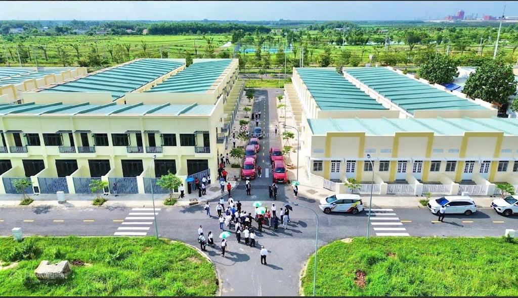 Chỉ 500 triệu nhận nhà ở ngay tại phước đông new city  64m2  1 trệt 1 lầu  sổ riêng