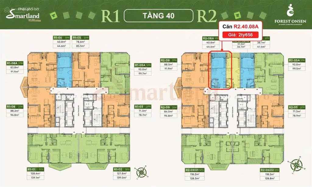 Cần chuyển nhượng lại căn 1pn căn hộ onsen forbes, giá gốc hợp đồng không chênh.