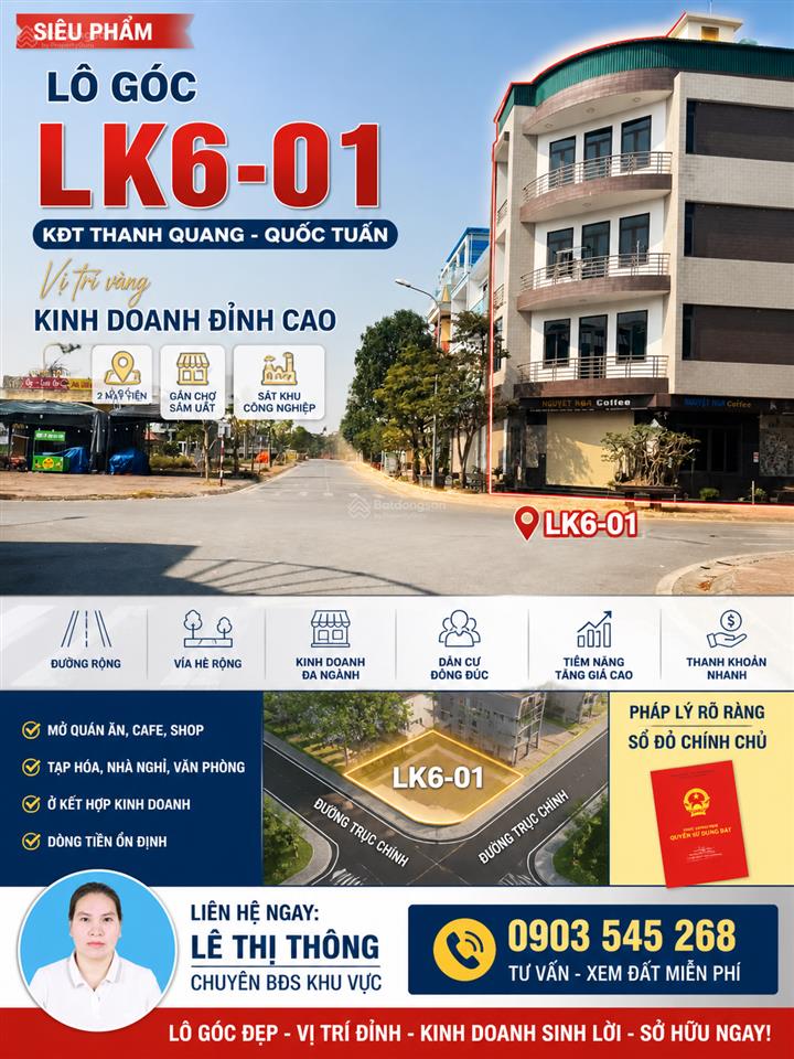 Lô góc lk6  01 kđt thanh quang (quốc tuấn) | vừa ở vừa kinh doanh đỉnh