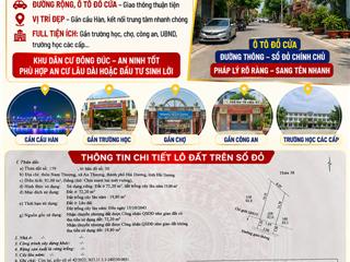 Giá chỉ 1.6xx  sở hữu ngay lô đất đẹp 92m² tại an thượng