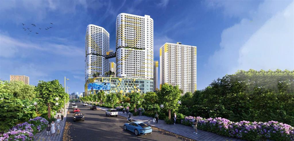 Căn hộ 2 phòng ngủ trả trước 420 triệu, trong khu đô thị đầy đủ tiện ích, 7 tầng tttm