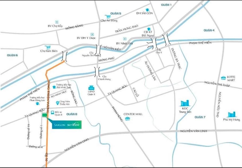 Bán nhanh suất mua căn hộ saigon skyview q8, 62m2 giá 3,8 tỷ ký hd trực tiếp cđt