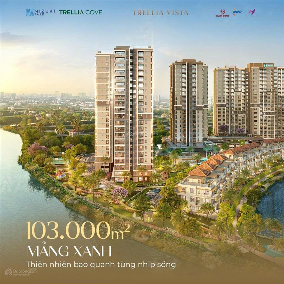 Căn góc 3pn hàng hiếm trellia vista 2 mặt view sông, ký hđ 10% trực tiếp cđt.  0768 713 ***