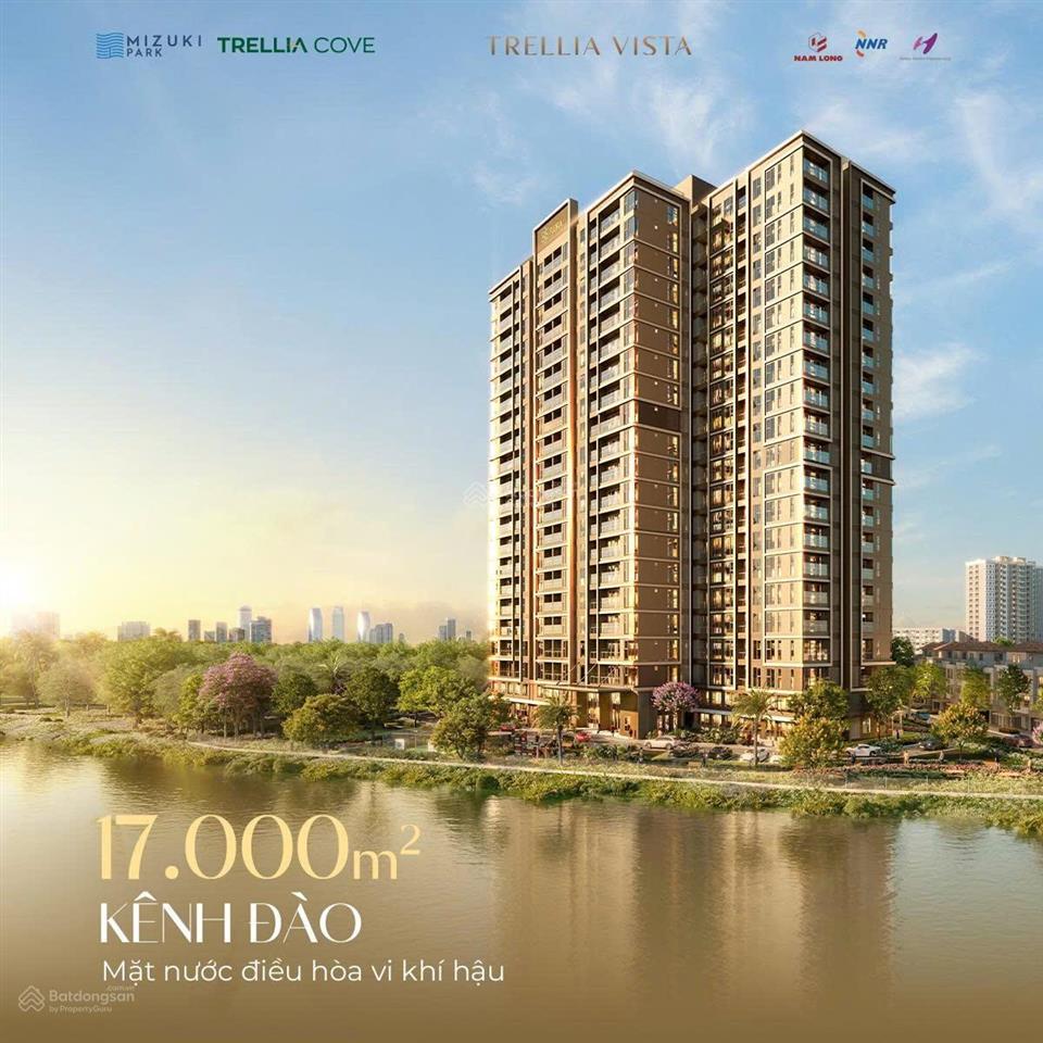 Chỉ 450tr sở hữu ngay căn hộ trellia vista, khu căn hộ cao cấp ven sông thuộc kđt mizuki park