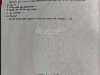 Bán nhanh đất mặt tiền đường 383, dt 144,7m², giá 7 tỷ, vị trí kinh doanh sầm uất