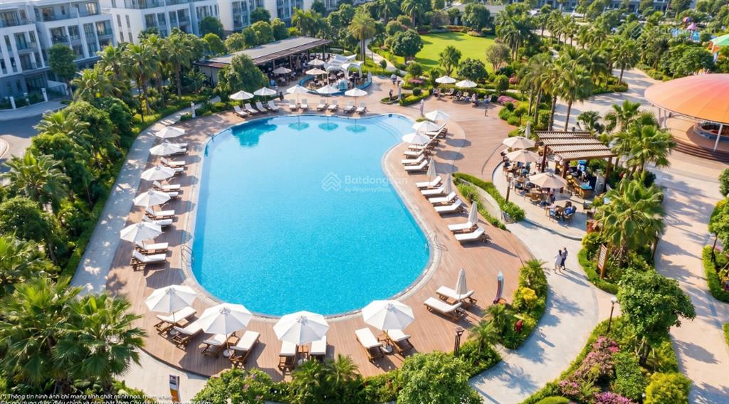 Bán gấp biệt thự song lập vịnh bình minh bm3716, 162m² giá 12,174 tỷ, mặt tiền 9m, giáp biển