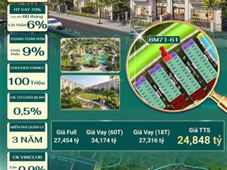 Hàng hiếm mặt đại lộ 60m bm7161, song lập góc 203,2m² giá tts chỉ 24,848 tỷ