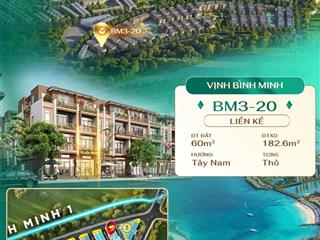 Độc quyền cặp liền kề giá siêu siêu rẻ bm320 vinhomes global gate hạ long