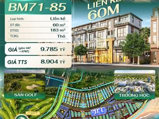 Siêu phẩm liền kề bm7185  tâm điểm đầu tư, sinh lời đỉnh cao!