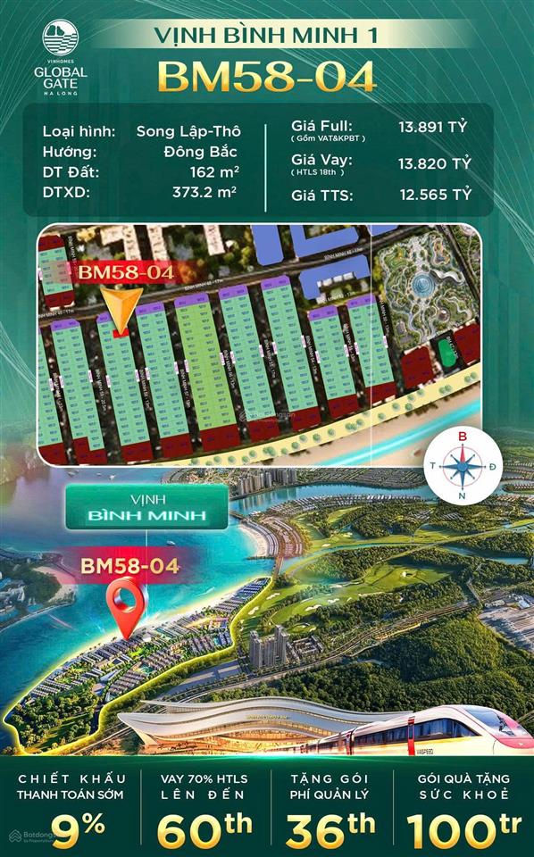 Bm5804 song lập biển đẳng cấp | sở hữu hôm nay, đón đầu giá trị tương lai