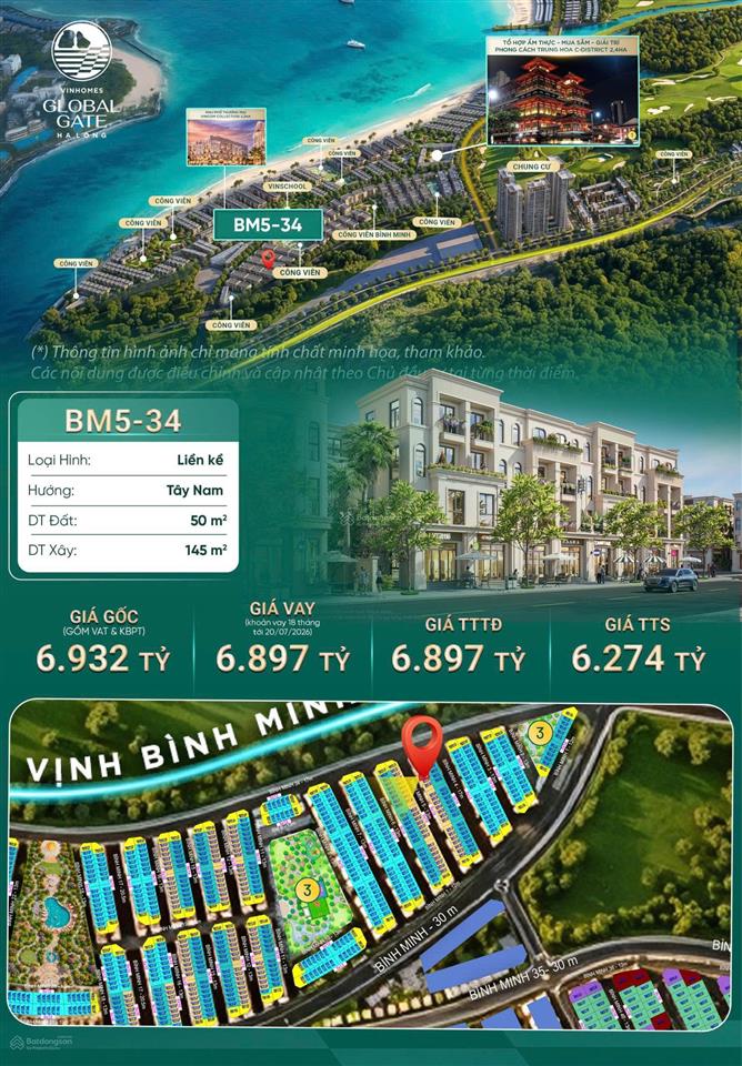 Giỏ hàng hot liền kề bm534 | giá chỉ từ 6.274 tỷ