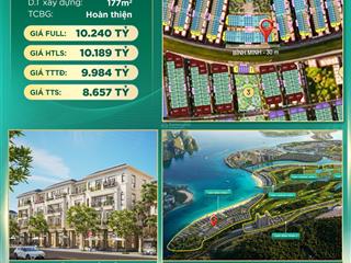 Bm1104 liền kề hoàn thiện trung tâm vinh bình minh | cơ hội đầu tư đón sóng hạ long xanh