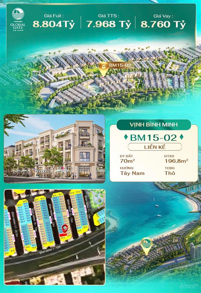 Quỹ căn đẹp bm1502 sở hữu ngay tâm điểm vịnh bình minh