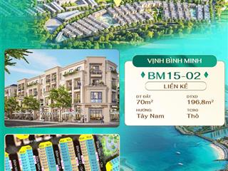 Quỹ căn đẹp bm1502 sở hữu ngay tâm điểm vịnh bình minh