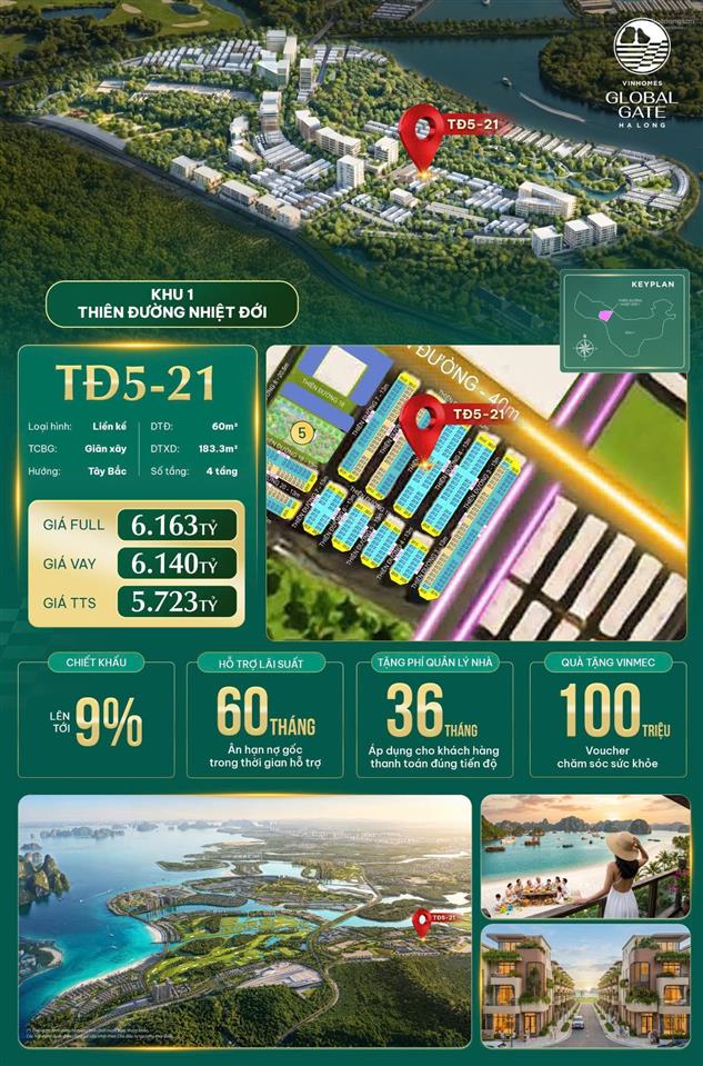 Hàng giá tốt phân khu thiên đường nhiệt đới 1  global gate hạ long