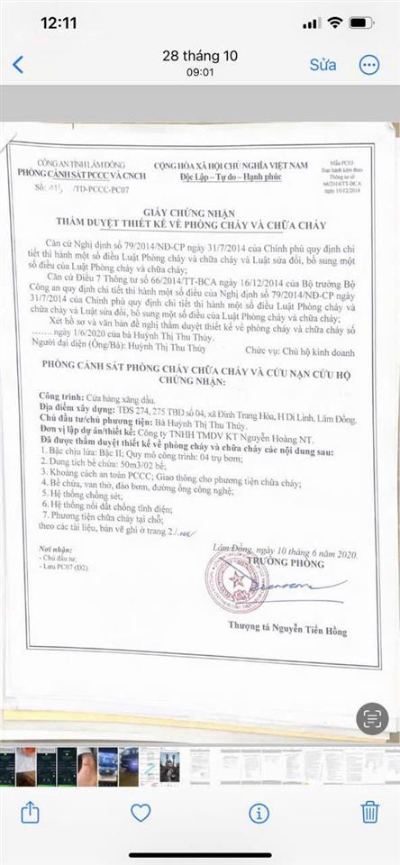Cần bán cây xăng đang kinh doanh