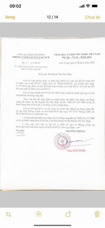Cần bán cây xăng đang kinh doanh