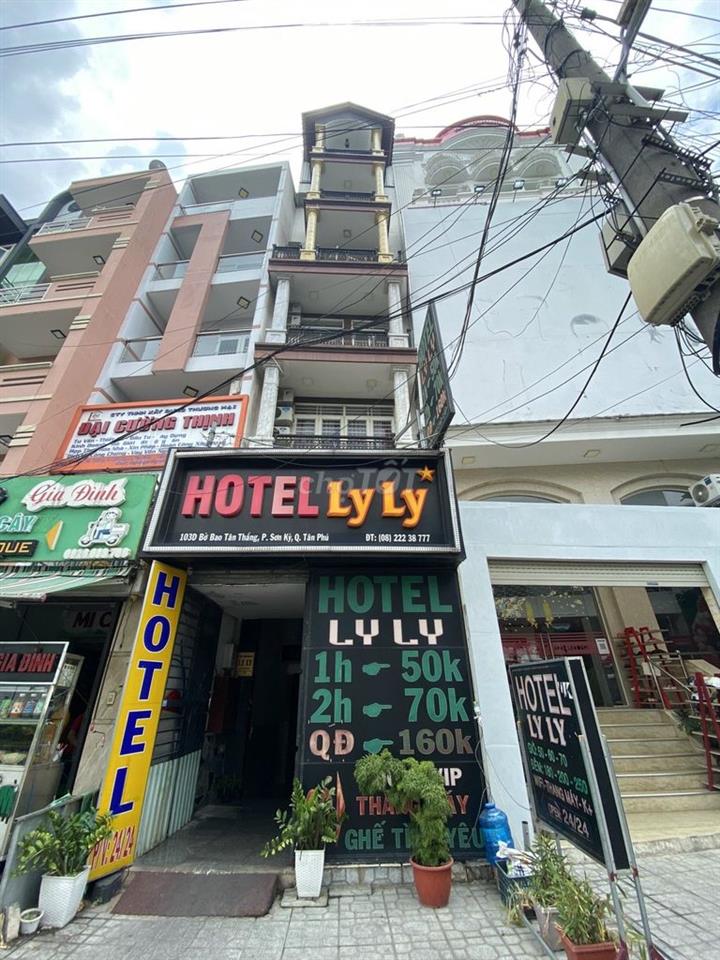 BÁN NHÀ (BÁN KS LY LY) BỜ BAO TÂN THẮNG ĐỐI DIỆN AEON TÂN PHÚ TP HCM